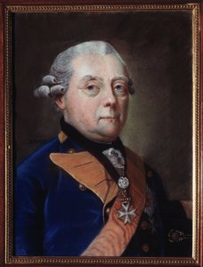 Portræt af Frederic Henri Louis (Heinrich Friedrich Ludwig) dit Henri de Prussia 1726-1802), greve af Marche of Brandenburg Schwedt. (Portræt af Henrik Frederik, Prins i Preussen, markgreve af Brandenburg Schwedt). Maleri af Johann Heinrich Schmidt