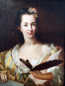 Portræt af Maria Anna Treu af Johann Heinrich Tischbein