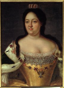 Portræt af kejserinde Anna Ioannovna (1693-1740)