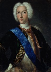 Portræt af zar Peter II (1715-1730)