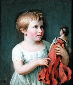 Børneportræt af Cornelia Wilhelmine Amsinck, den fremtidige hustru til Burgermeister Dammert (1800-61)