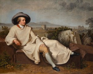 Goethe i den romerske Campagna af Johann Heinrich Wilhelm Tischbein