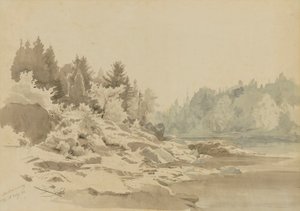 Montmorency-floden, Quebec af Johann Hermann Carmiencke