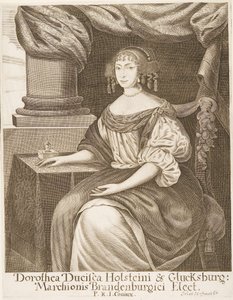 Johann Hoffmann - Dorothea af Holstein-Glücksburg, markgrevinde af Brandenburg af Johann Hoffmann