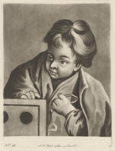 Dreng med en æske af Johann Jacobus Haid