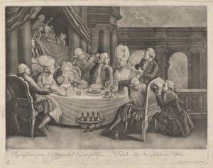 Fejring af den fortabte søns tilbagevenden af Johann Jacobus Haid