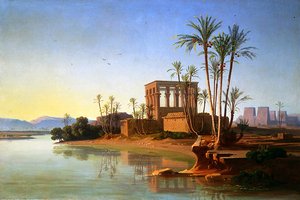Philae, ca. 1860 (olie på lærred)