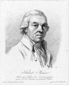 Afbildet person: Hubert Maurer af Johann Jakob Laurenz Billwiller