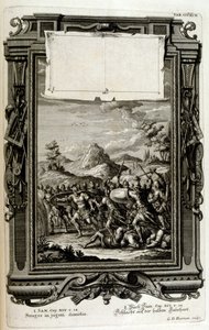 hebræere i kamp; (Samuels bog) af Johann Jakob Scheuchzer