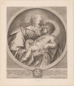 Sankt Josef med Kristusbarnet af Johann Jakob Thurneysen (I)