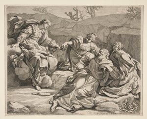 St. William assisteret af jomfruer af Johann Jakob von Sandrart