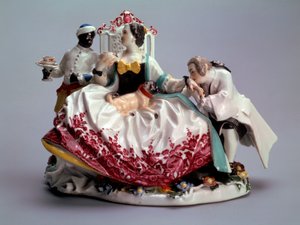 Dame med en Lapdog, 1737.