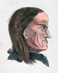 En melankolsk persons ansigtskarakteristika, 1808