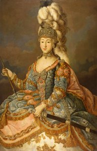 Portrait of Countess Anna Petrovna Sheremetyeva 1744-1768, 1769. dani