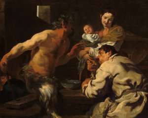 Satyren og bonden, muligvis ca. 16231626.