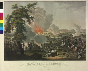 Slaget ved Marengo den 14. juni 1800 (radering og akvatinte)