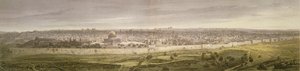 Jerusalem. Radering af Bernatz m.fl. - Felsing, F. Stampatore