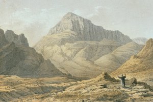 Serbal. Radering af Bernatz et alii - Steinkopk J.F. Redaktør af Johann Martin Bernatz