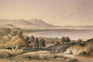 Smyrna. Radering af Bernatz et alii - Steinkopk J.F. Redaktør af Johann Martin Bernatz