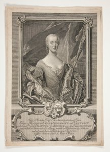 Portræt af Marie Anne Catherine von Veltheim