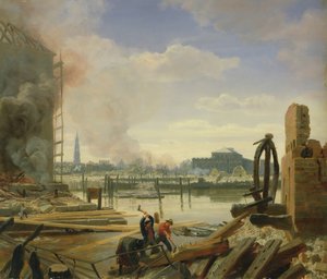 Hamburg efter branden 1842, 1842