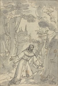 Stigmatiseringen af den hellige Frans af Johann Matthias Kager