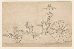 Design til en Cabriolet af Johann Michael Hoppenhaupt II