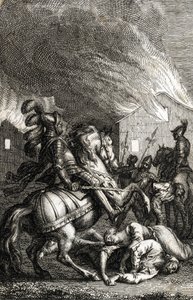 Erobringen af Thüringen af kejser Adolphe af Nassau