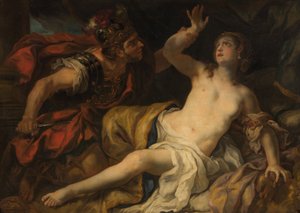 Tarquinius og Lucretia af Johann Michael Rottmayr