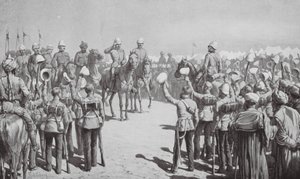 Australsk kontingent forlader Suakin (litografi) af Johann Nepomuk (after) Schonberg