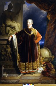 Portræt af prins Clemens (Clement) Wenzel Lothar von Metternich (1773-1859), østrigsk statsmand og diplomat, maleri af J.N.Ender