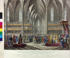 Kejserlig kroning 1792 af Johann Nepomuk Hoechle