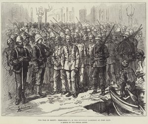 Krigen i Egypten, fanger fra den egyptiske garnison i Port Said af Johann Nepomuk Schonberg