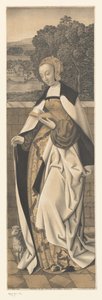 Sankt Agnes med lam Værker fra Boisserée-brødrenes samling (serietitel) Galerie des Frères Boisserée (serietitel)
