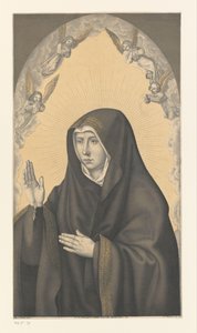 Mary som Mater dolorosa Værker fra Boisserée-brødrenes samling (serietitel) Galerie des Frères Boisserée (serietitel) af Johann Nepomuk Strixner