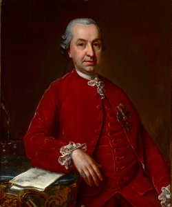 Portræt af baron Samuel von Brukenthal (1721-1803), guvernør for Storfyrstendømmet Transsylvanien, af Della Croce, Johann Nepomuk (1736-1819). Olie på lærred, ca. 1790. Mål : 93x71 cm. Muzeul National Brukenthal, Sibiu