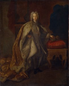 Portræt af zaren Peter II af Rusland 1715-1730, 1728 af Johann Paul Luedden