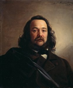 Portræt af Ferdinand Freiligrath 1810-1876, 1851.