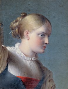 Buste of a Girl (studie for "Hermann og Dorothea") af Johann Peter Krafft