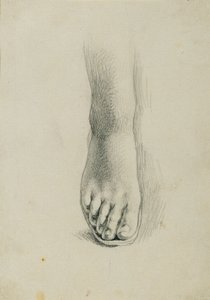 Fodstudium for "Arindal og Daura" af Johann Peter Krafft