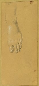Fodstudie for "Rüdiger og Angelika" af Johann Peter Krafft