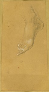 Fodstudie for "Rüdiger og Angelika" af Johann Peter Krafft