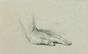 Håndstudie til "Arindal og Daura" af Johann Peter Krafft