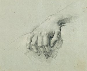 Håndstudie til "Arindal og Daura" af Johann Peter Krafft