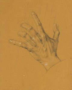 Håndstudie til "Ossian og Malvina" af Johann Peter Krafft