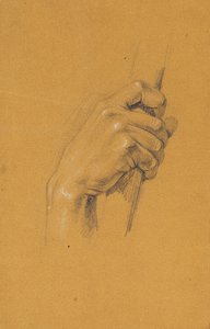 Håndstudie til "Ossian og Malvina" af Johann Peter Krafft