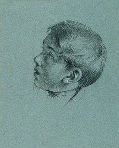 Hovedstudie af en dreng til "kejser Franz