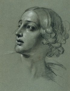 Hovedstudie for "Arindal og Daura" af Johann Peter Krafft