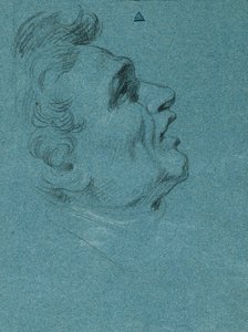 Hovedstudie til vægmalerierne i Hofburg af Johann Peter Krafft