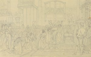 Kroning af kejserinde Carolina Augusta i Pressburg af Johann Peter Krafft